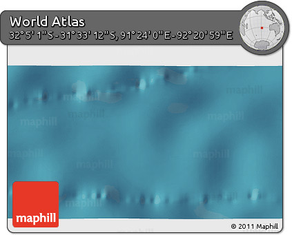 Satellite 3D Map of the Area around 31° 49' 7" S, 91° 52' 30" E