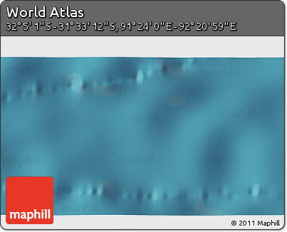 Satellite 3D Map of the Area around 31° 49' 7" S, 91° 52' 30" E