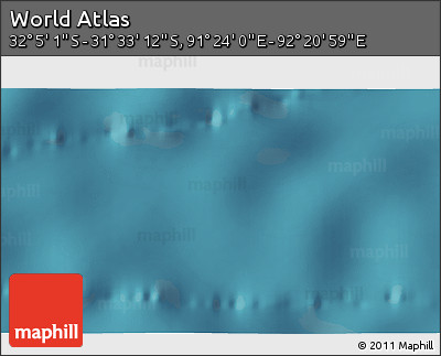 Satellite 3D Map of the Area around 31° 49' 7" S, 91° 52' 30" E