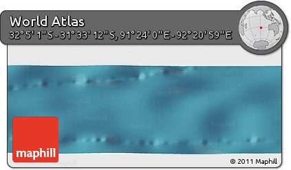 Satellite Panoramic Map of the Area around 31° 49' 7" S, 91° 52' 30" E