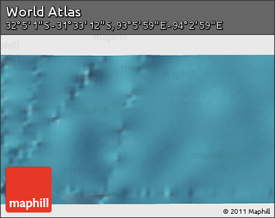 Satellite 3D Map of the Area around 31° 49' 7" S, 93° 34' 29" E