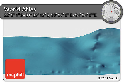 Satellite Panoramic Map of the Area around 31° 49' 7" S, 94° 25' 30" E