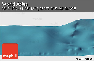 Satellite Panoramic Map of the Area around 31° 49' 7" S, 94° 25' 30" E