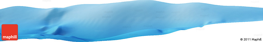 Shaded Relief Horizon Map of the Area around 31° 49' 7" S, 95° 16' 30" E