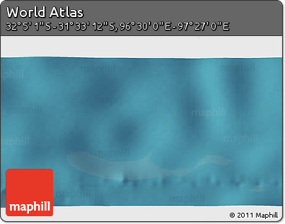 Satellite 3D Map of the Area around 31° 49' 7" S, 96° 58' 29" E
