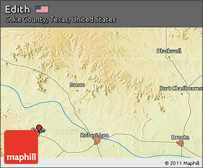 Physical 3D Map of Edith
