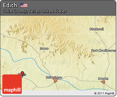Physical 3D Map of Edith