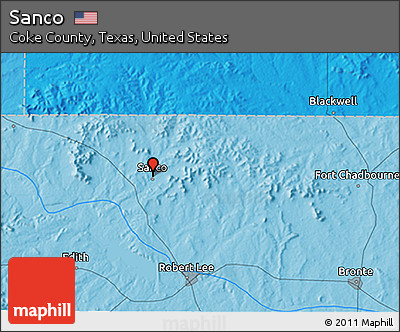Political 3D Map of Sanco
