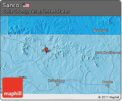 Political 3D Map of Sanco