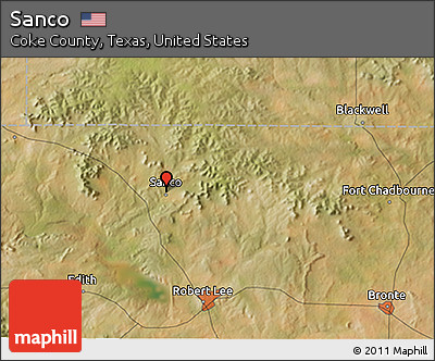 Satellite 3D Map of Sanco