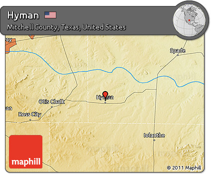Physical 3D Map of Hyman