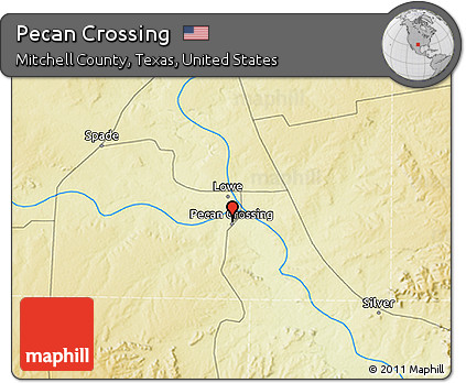 Physical 3D Map of Pecan Crossing