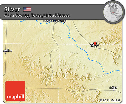Physical 3D Map of Silver