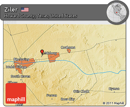 Physical 3D Map of Ziler