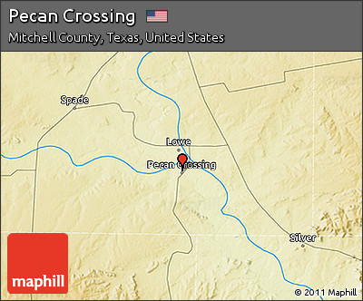 Physical 3D Map of Pecan Crossing