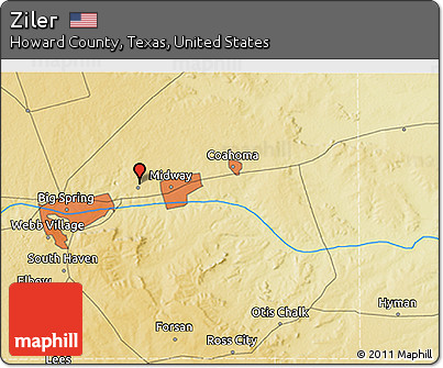 Physical 3D Map of Ziler