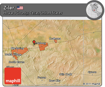 Satellite 3D Map of Ziler