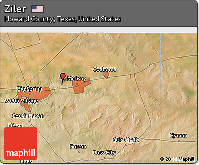 Satellite 3D Map of Ziler