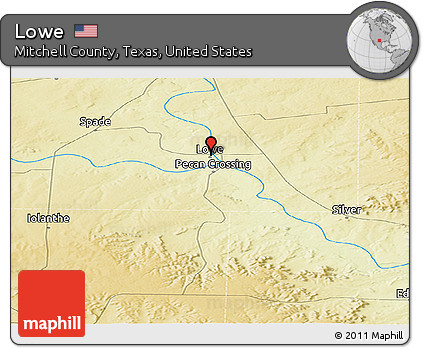 Physical Panoramic Map of Lowe