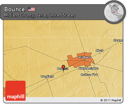 Physical 3D Map of Bounce