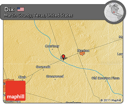 Physical 3D Map of Dix