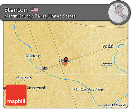 Physical 3D Map of Stanton