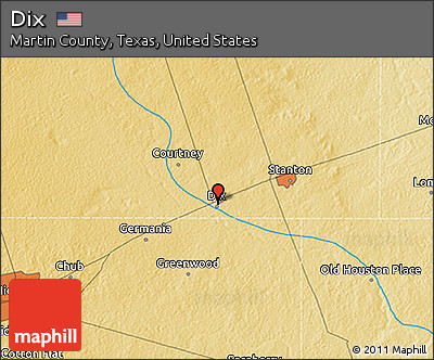 Physical 3D Map of Dix
