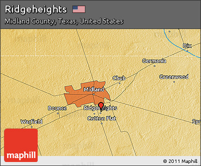 Physical 3D Map of Ridgeheights