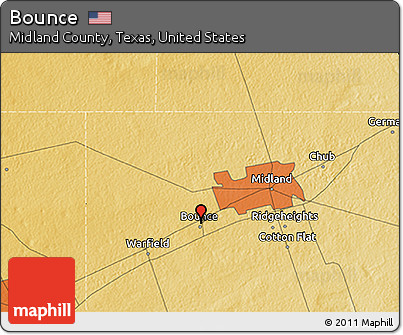 Physical 3D Map of Bounce