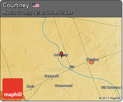 Physical 3D Map of Courtney