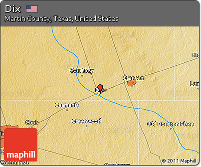 Physical 3D Map of Dix