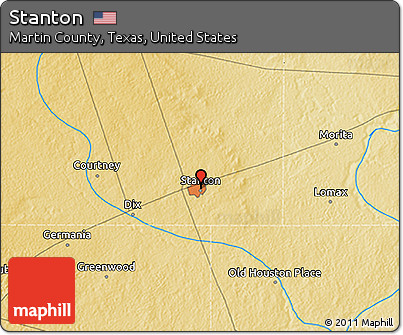 Physical 3D Map of Stanton