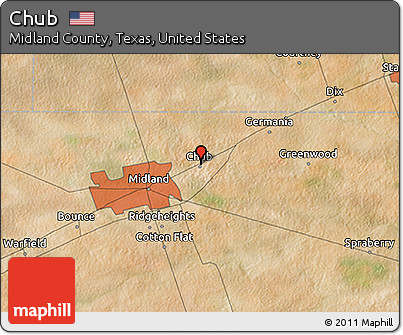 Satellite 3D Map of Chub