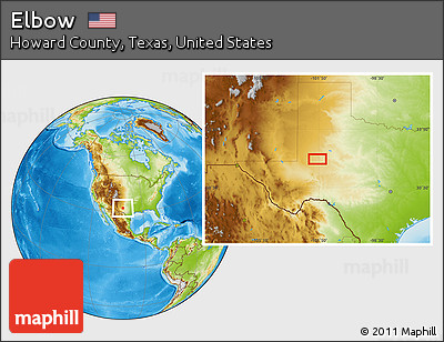 Physical Location Map of Elbow