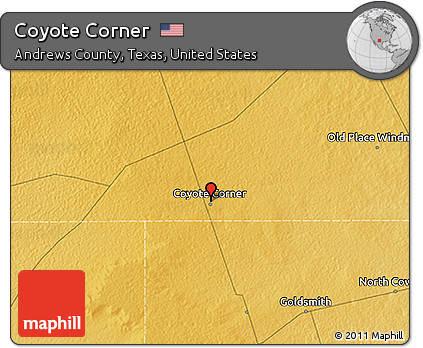 Physical 3D Map of Coyote Corner