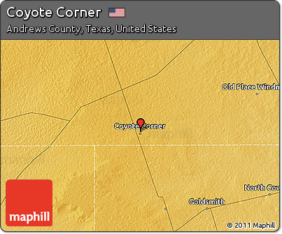 Physical 3D Map of Coyote Corner