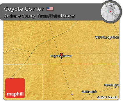Physical Map of Coyote Corner