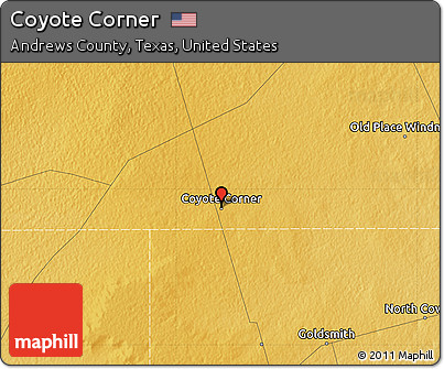 Physical Map of Coyote Corner