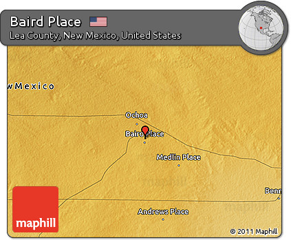 Physical 3D Map of Baird Place