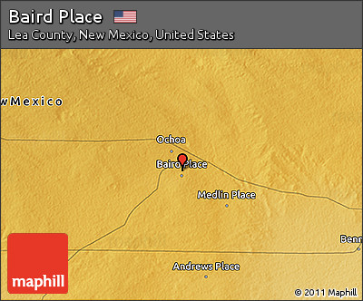 Physical 3D Map of Baird Place