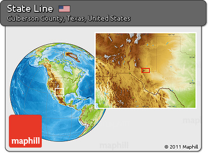 Physical Location Map of State Line