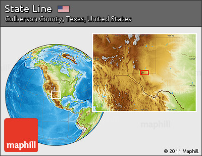 Physical Location Map of State Line