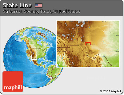 Physical Location Map of State Line