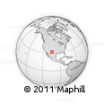 Outline Map of the Area around 32° 8' 5" N, 104° 28' 29" W, rectangular outline