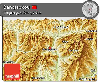 Physical 3D Map of Banqiaokou