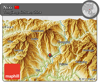 Physical 3D Map of Nixi