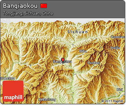 Physical 3D Map of Banqiaokou
