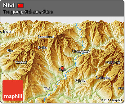 Physical 3D Map of Nixi