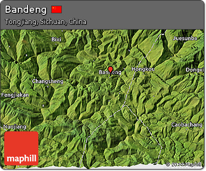 Satellite 3D Map of Bandeng