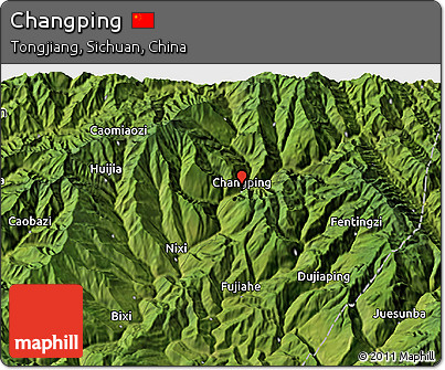 Satellite 3D Map of Changping